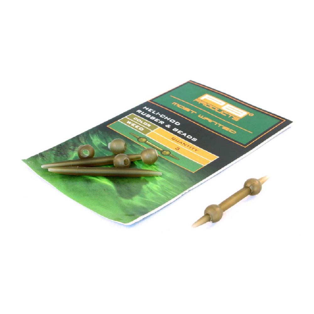 PB HELI CHOD RUBBER & BEADS WEED