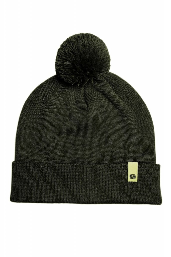 [RM307] Ridgemonkey Dropback Bonnet a Pompon Dobble Hat Green