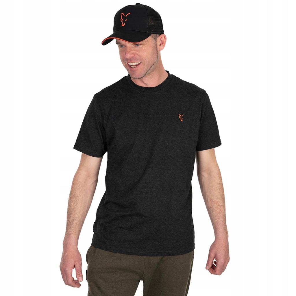 [CCL182] Fox Collection T Shirt Black/Orange Size 2XL