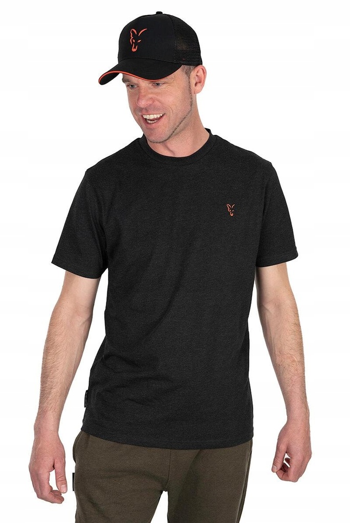 [CCL179] Fox Collection T Shirt Black/Orange Size M