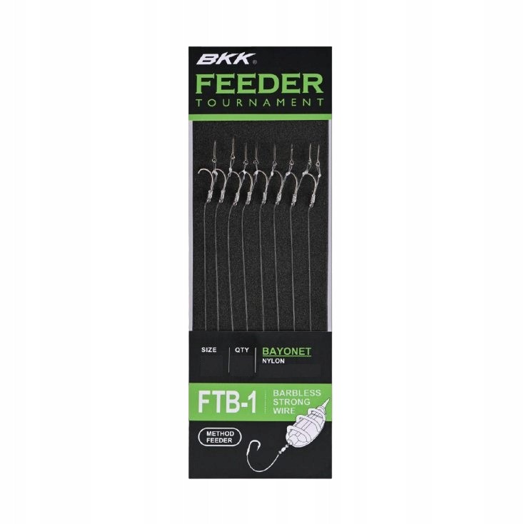 BBK FEEDER TOURNAMENT FTB-1 BAYONETA RIGS SIZE16 8PCS
