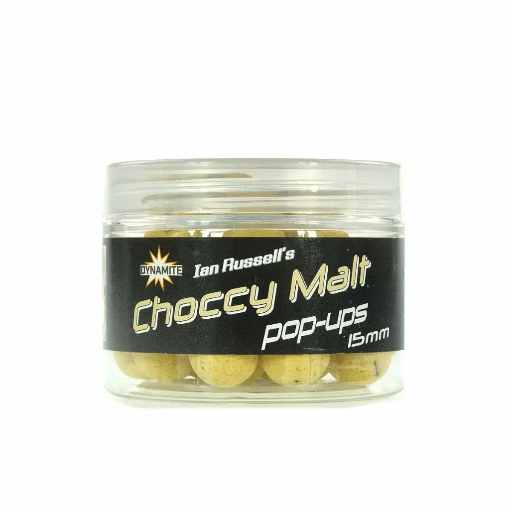 [DY1811] DYNAMITE BAITS POP UPS IAN RUSSELLS CHOCCY MALT 15MM DY1811