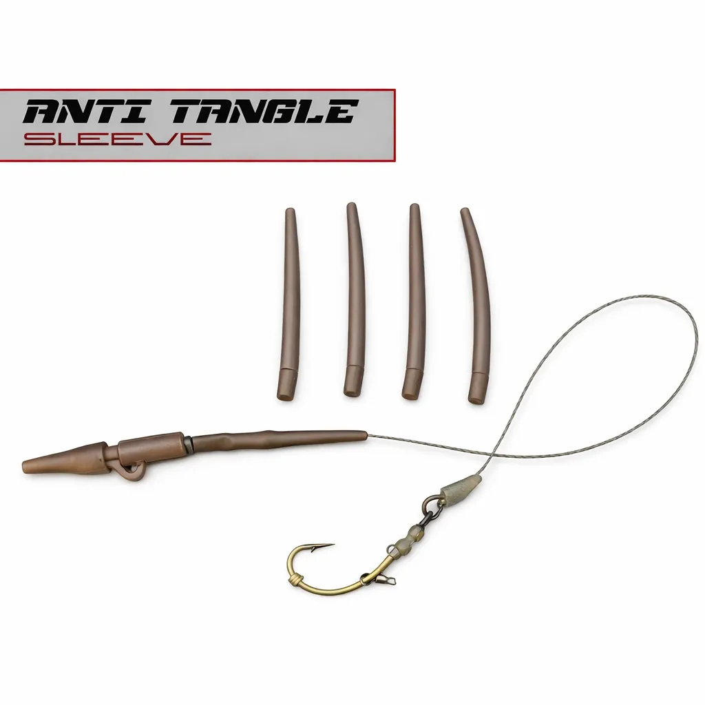 [10372] TRYBION ANTI TANGLE SLEEVES RIGID BROWN 10372