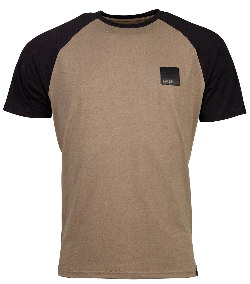 [C5720] NASH ELASTA BREATHE T SHIRT BLACK SLEEVES SIZE S C5720