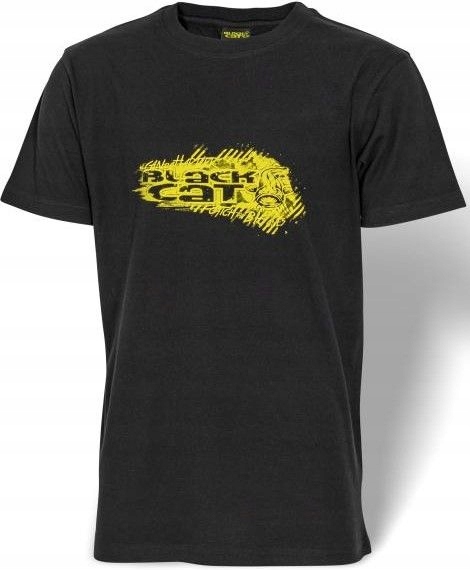 [8778003] BLACK CAT BLACK T SHIRT BLACK SIZE L 8778003