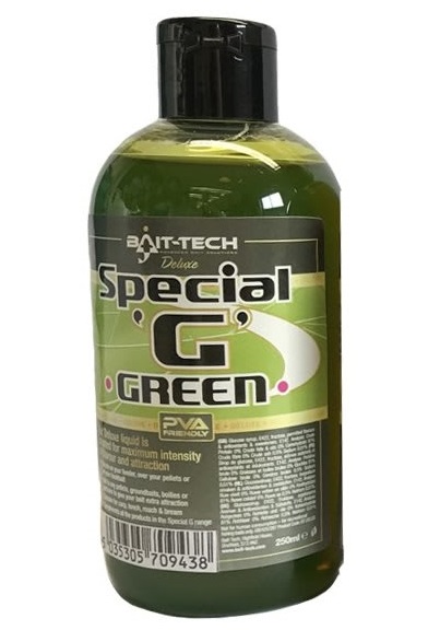 BAIT TECH ADITIV LIQUID DELUXE  SPECIAL G GREEN 250ML PROVBTGREEN