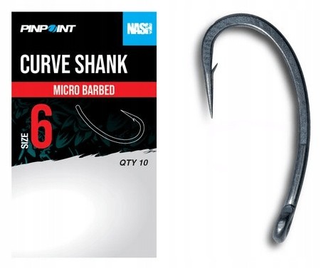 NASH CURVE SHANK MICRO BARBED SIZE 4 10 UND T6534