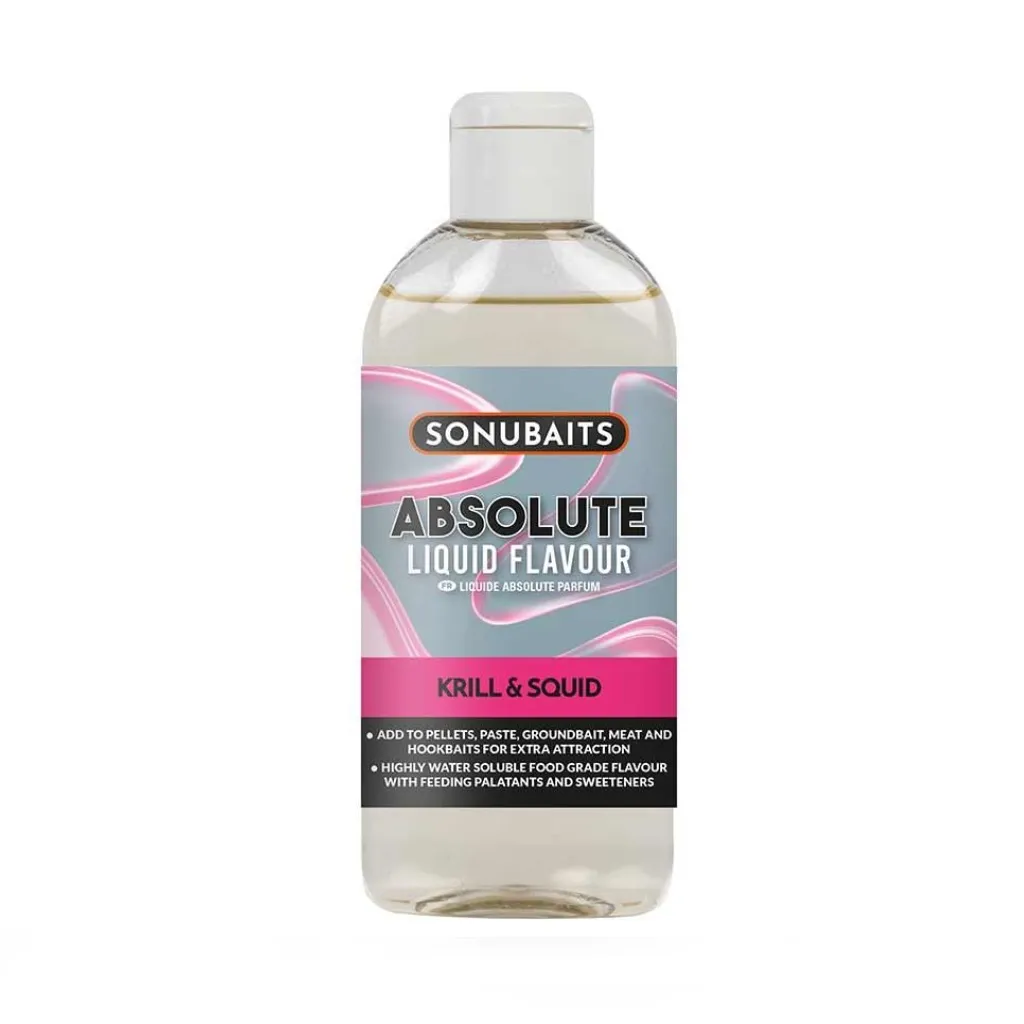 [S1850066] SONUBAITS ABSOLUTE LIQUID FLAVOUR KRILL & SQUID 200ML S1850066
