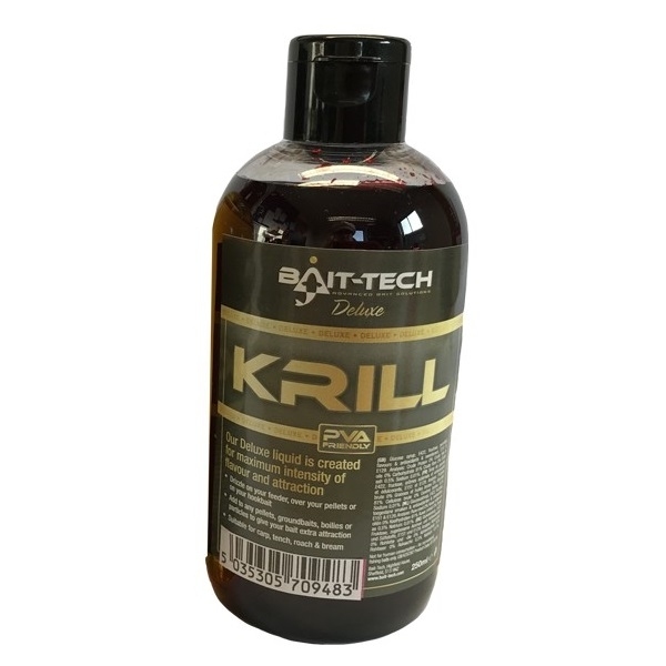 BAIT TECH ADITIV LIQUID DELUXE KRILL 250ML BTALDK250