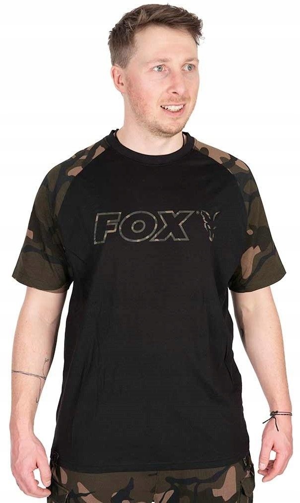 FOX CAMO OUTLINE PRINT T SHIRT BLACK 3XL CFX272