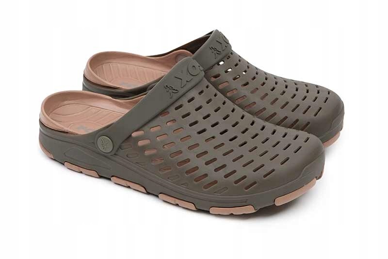 FOX KHAKI CLOGS SIZE 8/42 CFW211