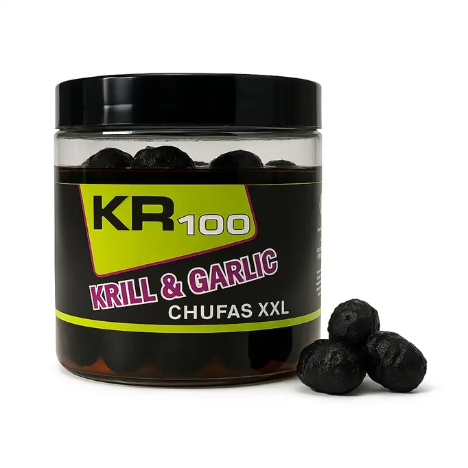KROM QUALITY KR100 CHUFA BLACK XXL KRILL & GARLIC