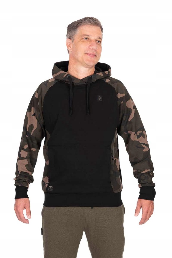 [CFX436] FOX PULLOVER PREMIUN 310 HOODY BLACK/CAMO 2XL CFX436