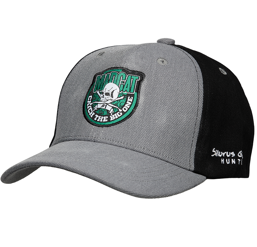 [76449] MADCAT SKULL BADGE CAP ONESIZE GREY MELANGE 76449