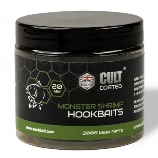 [B6552] NASH MONSTER SHRIMP HOOKBAITS 20MM 200G B6552