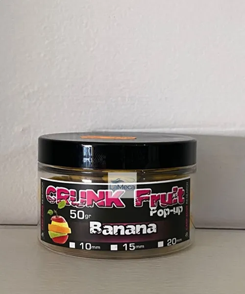 CARP ZONE CRUNK FRUIT POP-UP BANANA 15MM 50GR CR06P5015