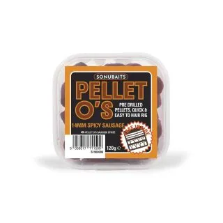 SONUBAITS PELLET O’S SPICY SAUSAGE 14MM 120G S1960006