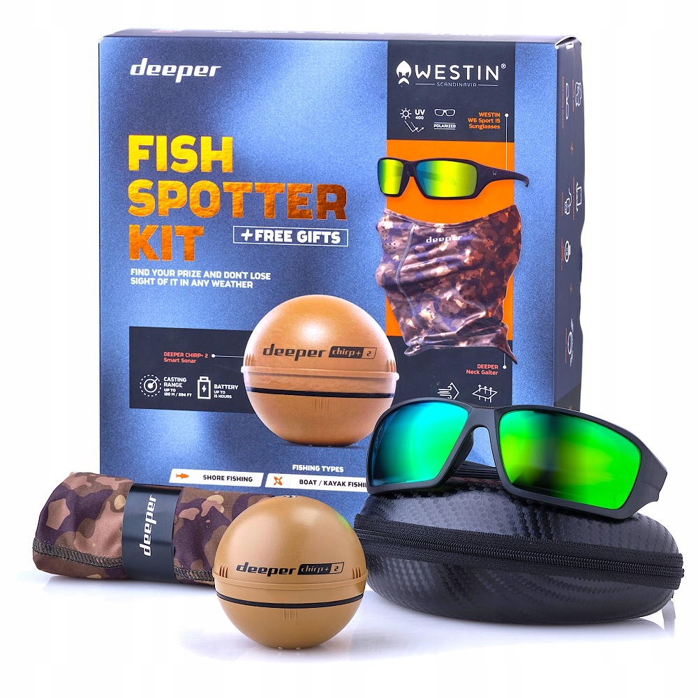 DEEPER FISH SPOTTER KIT CHIRP+2 00901400027