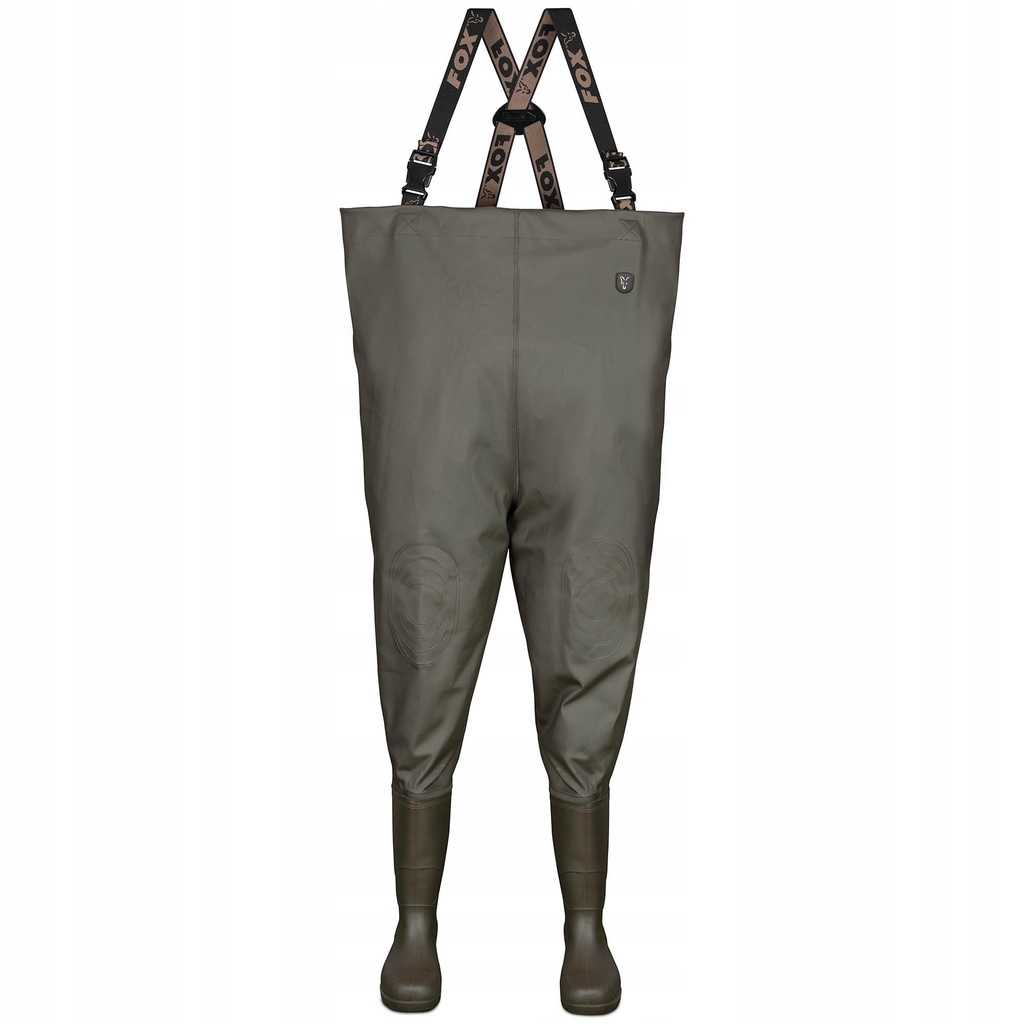 FOX HD XL CHEST WADERS KHAKI 7UK SIZE45 CFW196