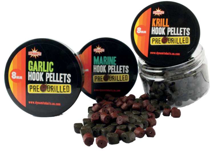 DYNAMITE BAITS PRE BRILLED HOOK PELLETS KRILL 8MM DY960