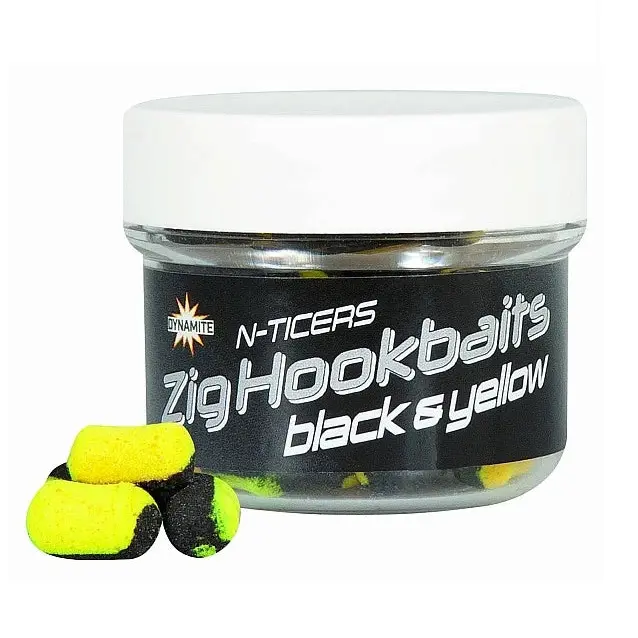 DYNAMITE BAITS N TICERS ZIG BLACK & YELLOW DY1876