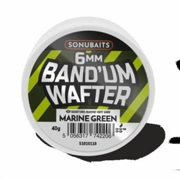 [S1810118] SONUBAITS BAND'UM WAFTER BOILIES MARINE GREEN 6MM S1810118