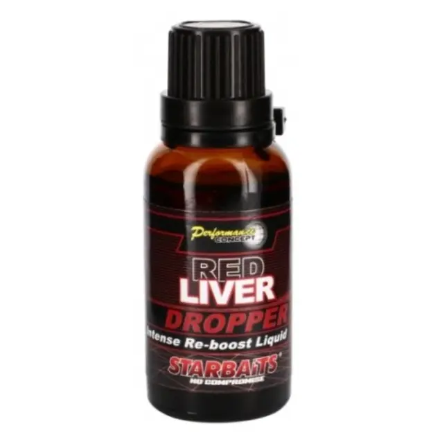STARBAITS RED LIVER DROPPER INTENSE RE-BOOST LIQUID 30ML 33710