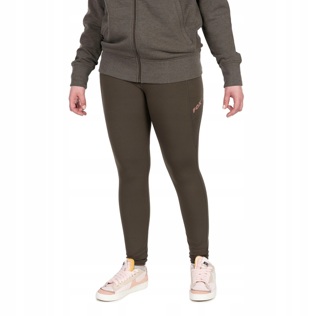 [CWC016] FOX WOMENS LEGGINGS OLIVE/MAUVE XL CWC016