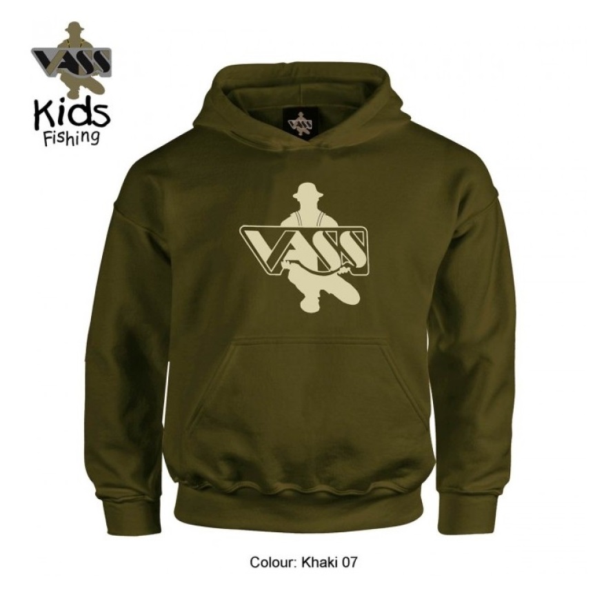 [VU7JK1213] VASS KIDS HOODY VU7J KHAKI YEAR OLD SIZE 12-13 VU7JK1213