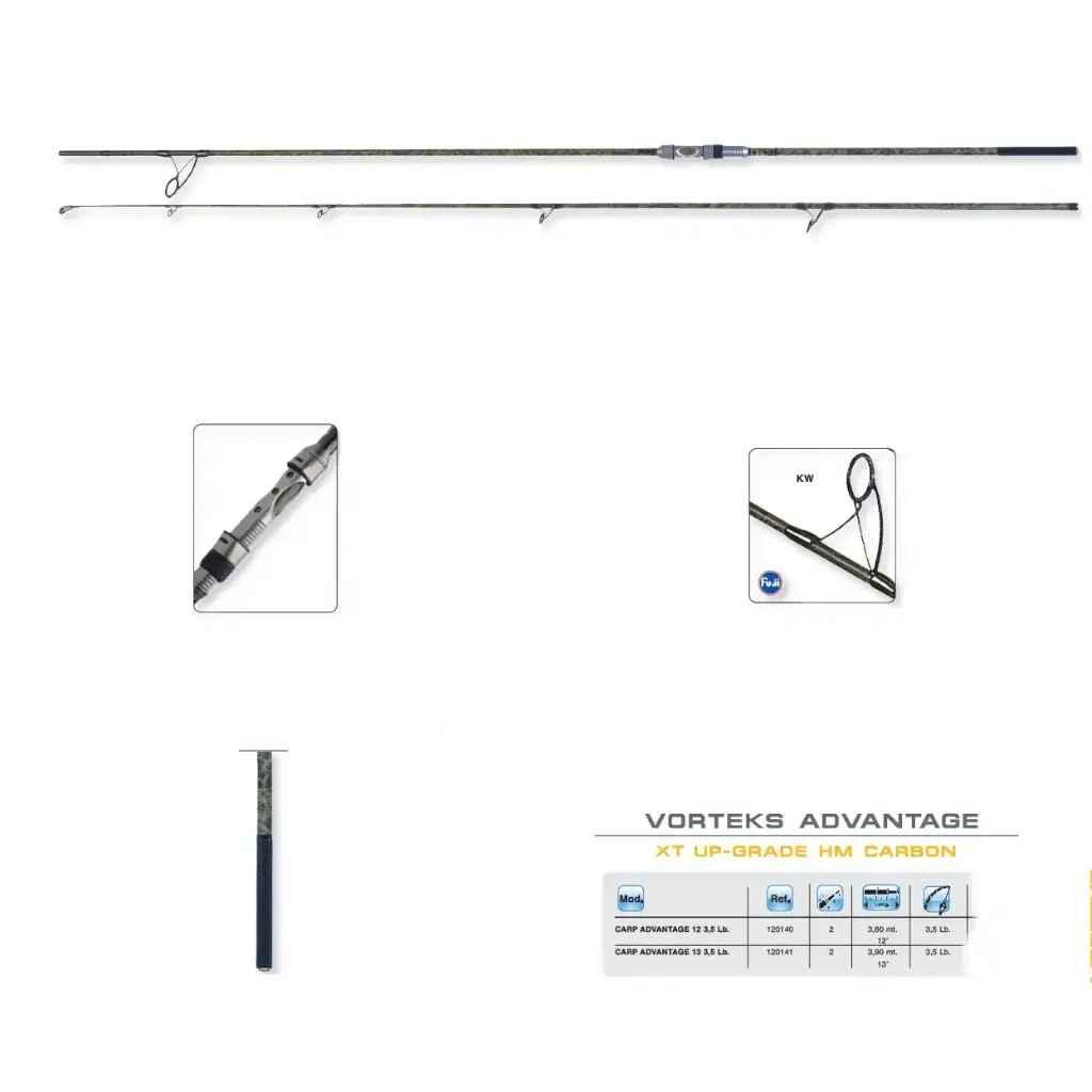 [VA1235] VORTEKS ADVANTAGE 12FT 3.5LB VA1235