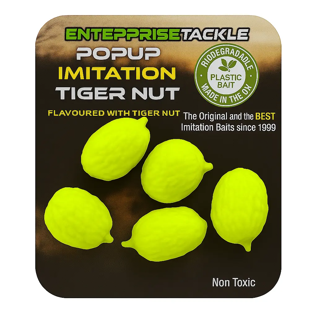 ENTERPRISE TACKLE POPUP IMMITATION TIGER NUT FLURO YELLOW ET30FY
