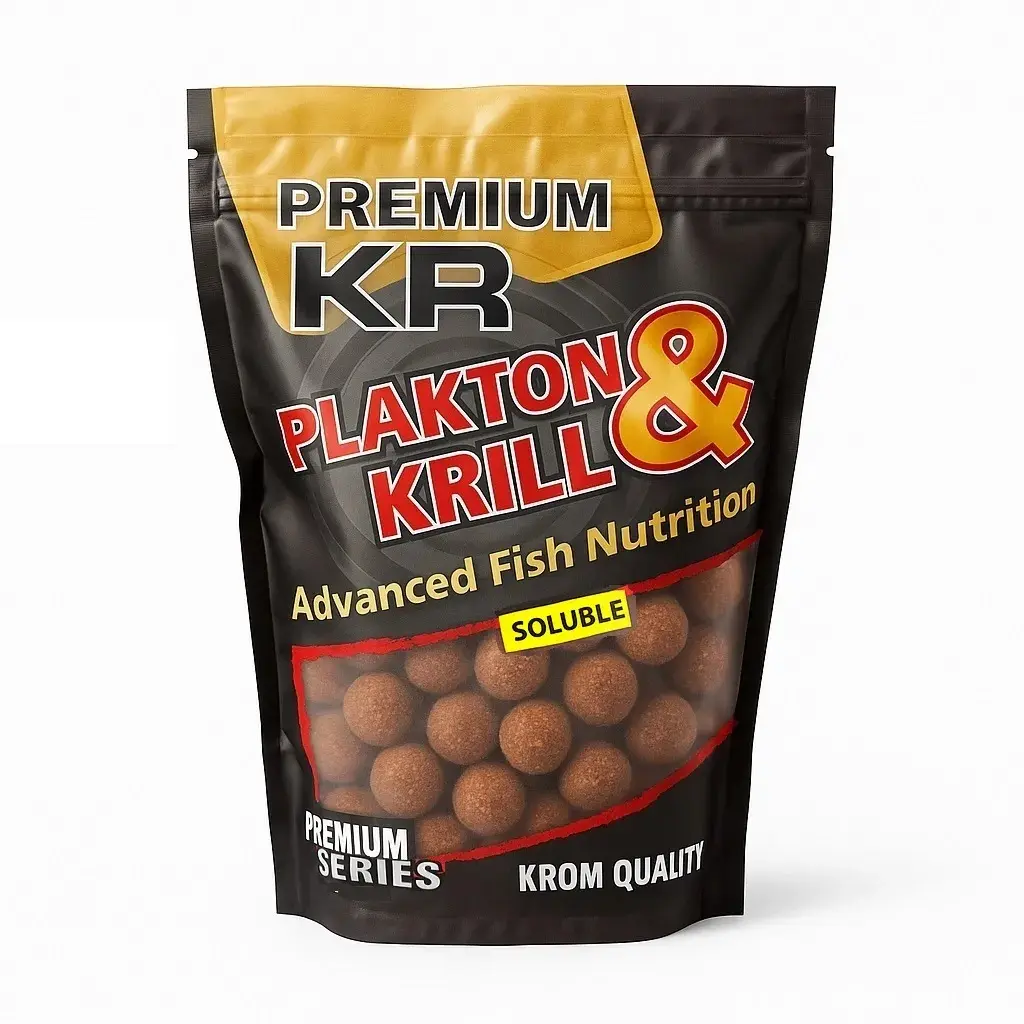 Krom Quality KR Premium Boilies Solubles Plakton & Krill 20mm 800g