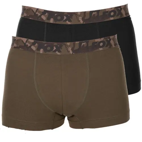 [CFX495] FOX BOXER SHORT 2UNIDADES KHAKI/BLACK - M CFX495