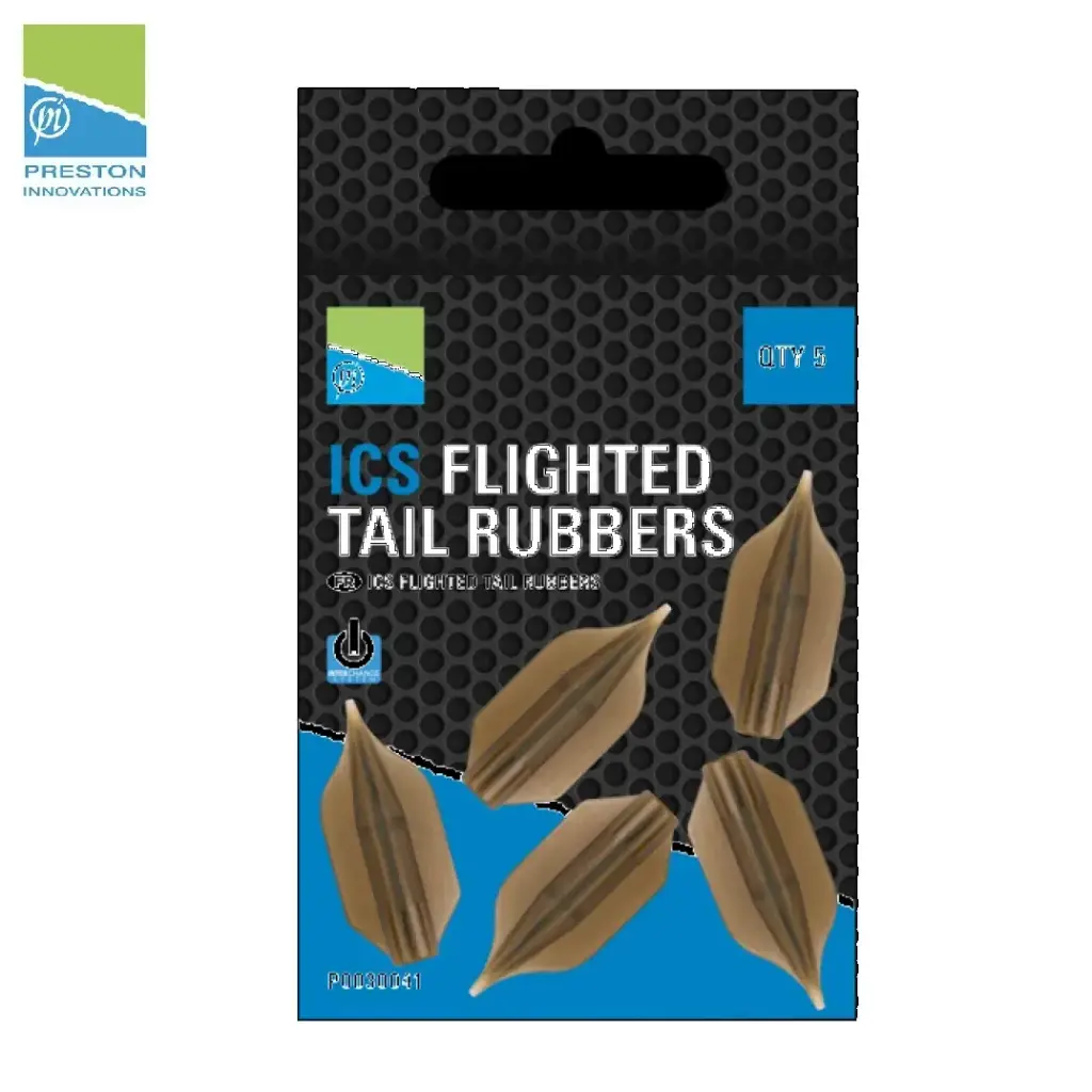 [P0030041] PRESTON INNOVATIONS ICS FLIGHTED TAIL RUBBERS P0030041