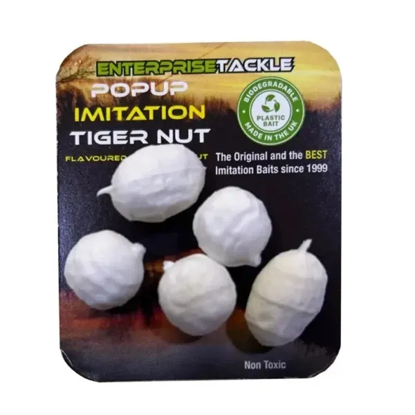 [ET30] ENTERPRISE TACKLE POPUP IMMITATION TIGER NUT WHITE  ET30