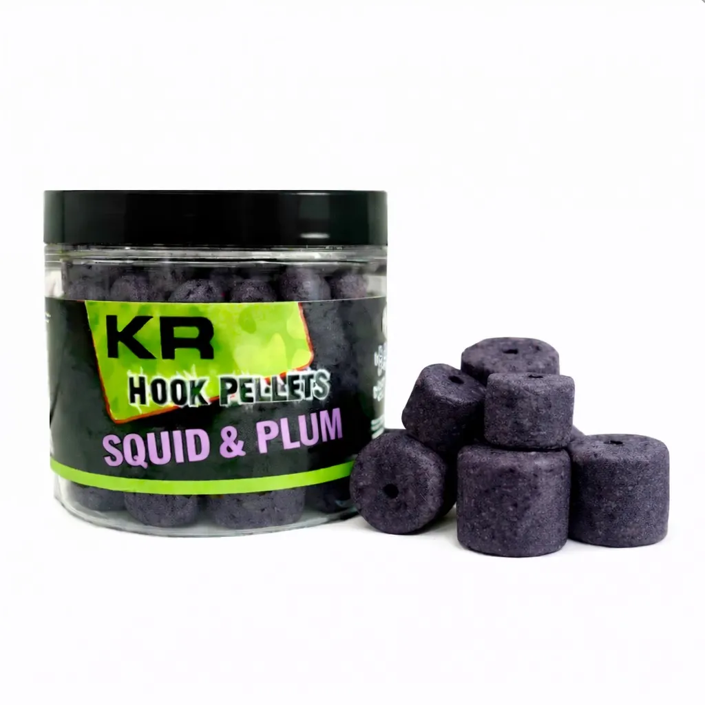 [KQHP14200205] Krom Quality KR500 Hook Pellets Squid Plum 14/20mm