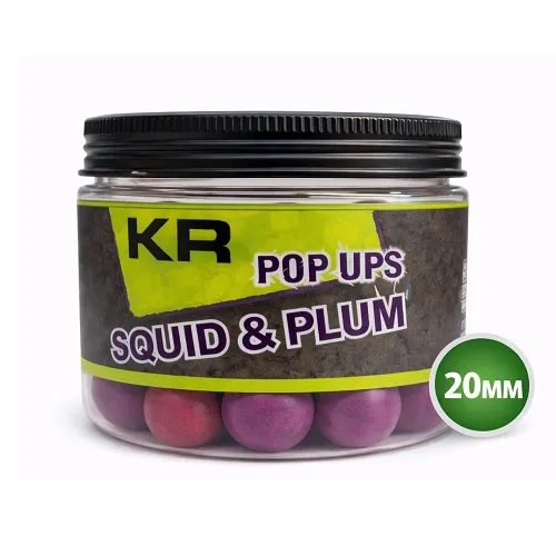 [KQB20MC0605] Krom Quality KR500 Pop Ups Squid Plum Multicolor 20mm