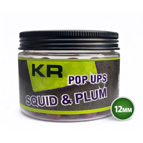Krom Quality KR500 Pop Ups Squid Plum Multicolor 12mm