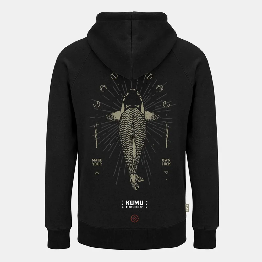 KUMU HOODY MAKE YOUR OWN LUCH BLACK SIZE M HDMYOL102