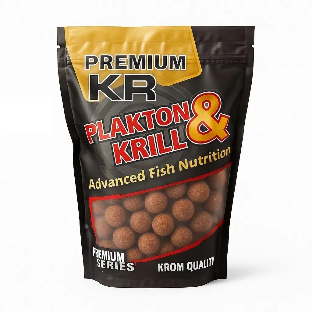 [KQBPK24] Krom Quality KR Premium Boilies Plakton & Krill 24mm 800g