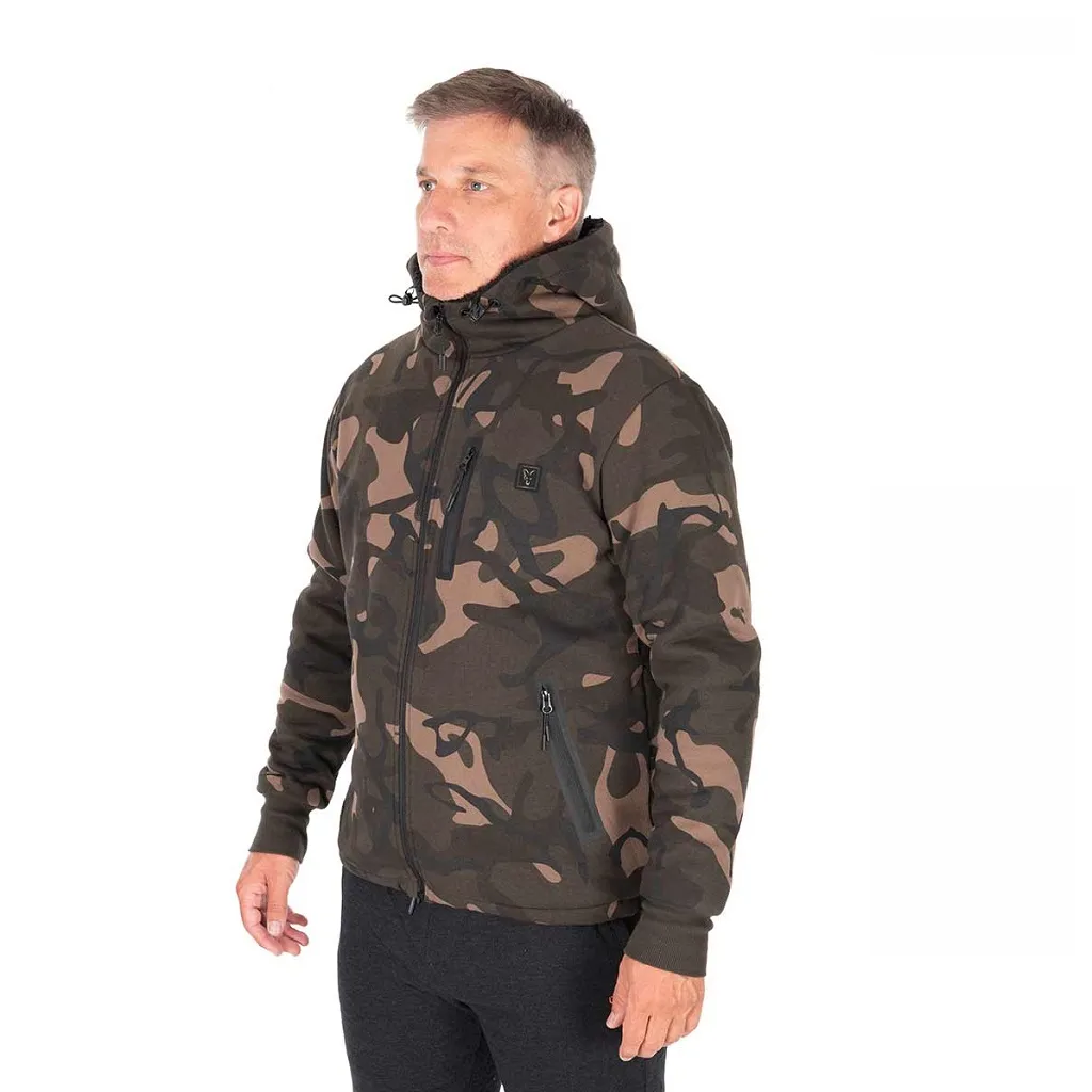 [CFX526] Fox Camo Full Zip Prem Sherpa Lined 310 Hoody 2XL