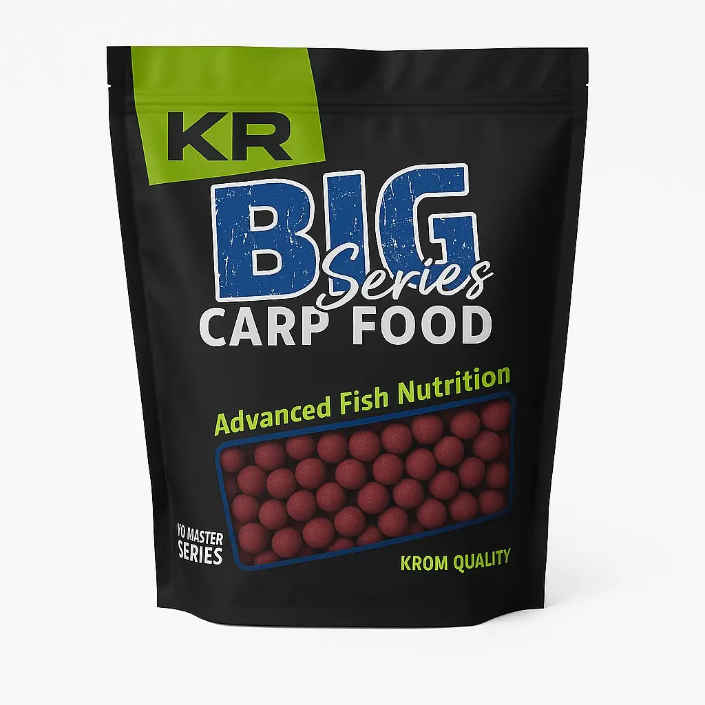 [KQBSKG1225] KROM QUALITY KR100 BIG SERIES BOILIES SOLUBLES KRILL & GALIC 12MM 2,5KG