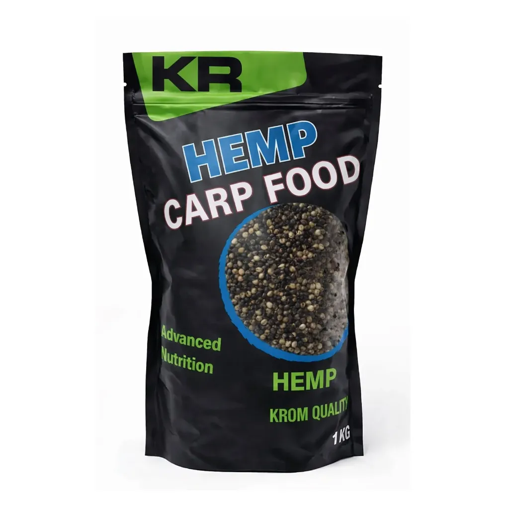 KROM QUALITY CARP FOOD HEMP 1KG KQP002