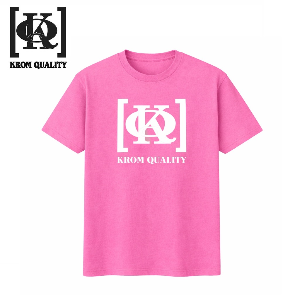Krom Quality Camiseta Manga Corta Rosa Talla L