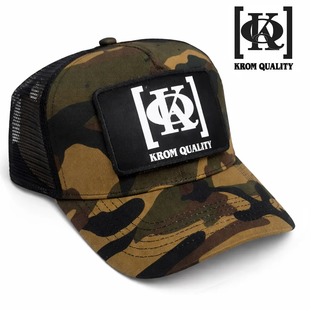 KROM QUALITY GORRA VERDE PARCHE KQGVP