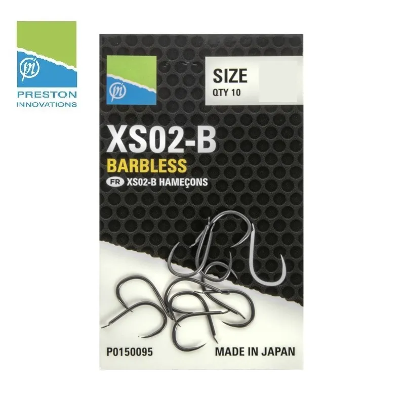 [P0150095] PRESTON INNOVATIONS XS02-B HOOKS BARBLEES SIZE 10 P0150095