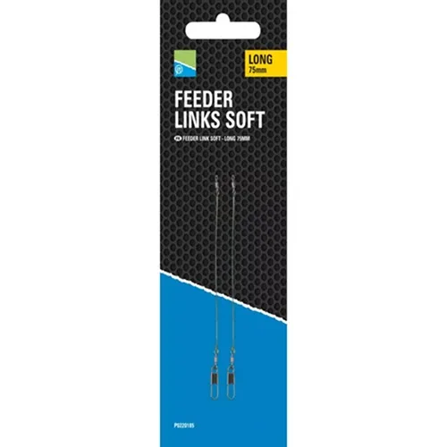 [P0220185] PRESTON INNOVATIONS  FEEDER LNIKS SOFT  LONG 75MM  P0220185