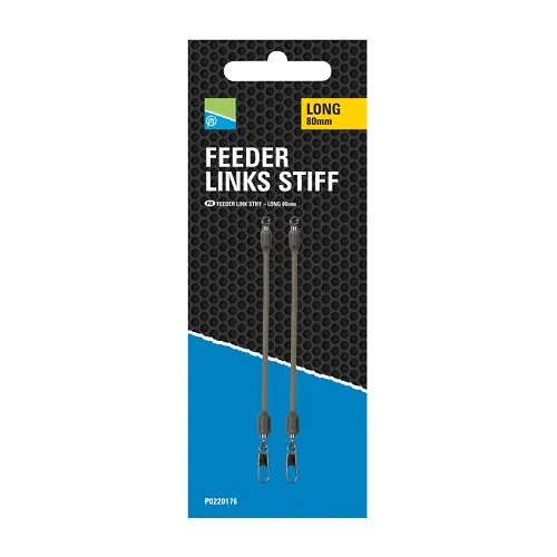 [P0220176] PRESTON INNOVATIONS FEEDER LINKS STIFF LONG 80MM P0220176