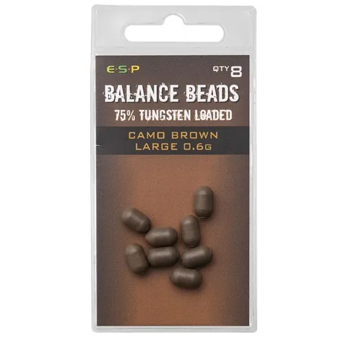 [ETTLBB02GB] ESP BALANCE BEADS TUNGSTEN LOADED CAMO BRO LARGE 0.6GR ETTLBB02GB