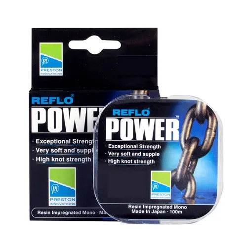 PRESTON INNOVATIONS REFLO POWER 0.15MM 6LB 2OZ (2.8KG) 100M P0270010